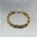 High quality stainless steel cuban brass bracelet, designer mens bracelets jewelry